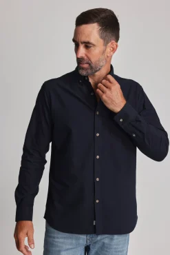 Barkers Tailored Fit Shirts|Tailored Fit Shirts^Thatcher Oxford Shirt DARK NAVY