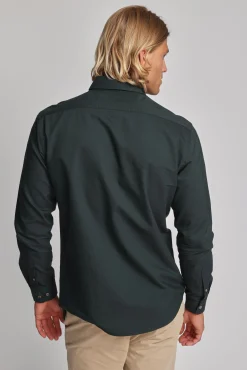 Barkers Tailored Fit Shirts|Tailored Fit Shirts^Thatcher Oxford Shirt OLIVE