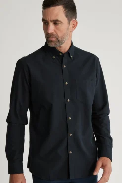 Barkers Classic Fit Shirts|Classic Fit Shirts^Thatcher Oxford Shirt Classic Fit BLACK