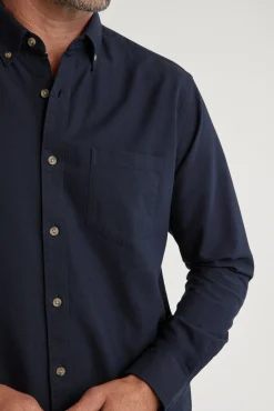 Barkers Classic Fit Shirts|Classic Fit Shirts^Thatcher Oxford Shirt Classic Fit DARK NAVY