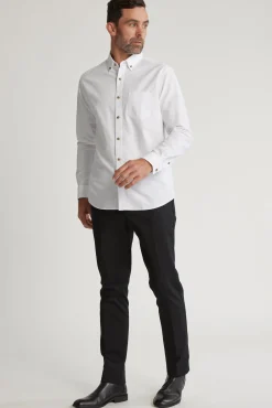 Barkers Classic Fit Shirts|Classic Fit Shirts^Thatcher Oxford Shirt Classic Fit WHITE
