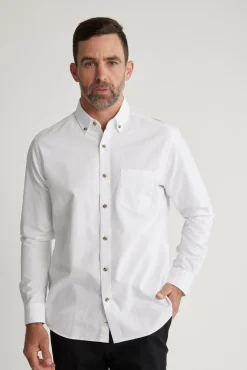 Barkers Classic Fit Shirts|Classic Fit Shirts^Thatcher Oxford Shirt Classic Fit WHITE