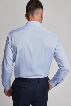 Barkers Eco Easy Care Shirts|Tailored Fit Shirts^Tribeca Regular Cuff Shirt LIGHT BLUE