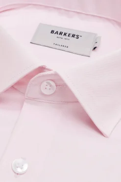 Barkers Eco Easy Care Shirts|Tailored Fit Shirts^Tribeca Regular Cuff Shirt PINK