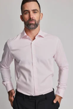 Barkers Eco Easy Care Shirts|Tailored Fit Shirts^Tribeca Regular Cuff Shirt PINK