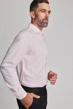 Barkers Eco Easy Care Shirts|Tailored Fit Shirts^Tribeca Regular Cuff Shirt PINK