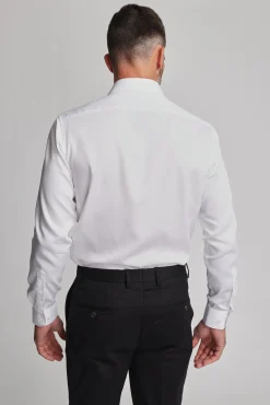 Barkers Eco Easy Care Shirts|Tailored Fit Shirts^Tribeca Regular Cuff Shirt WHITE