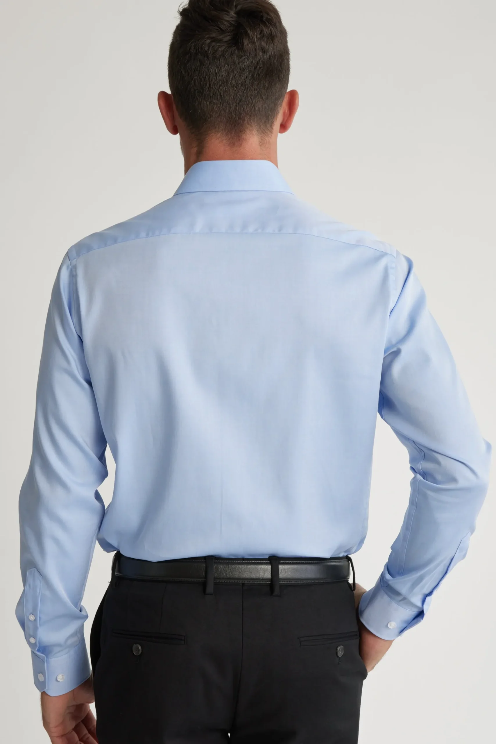 Barkers Classic Fit Shirts|Classic Fit Shirts^Tribeca Regular Cuff Shirt Classic Fit LIGHT BLUE