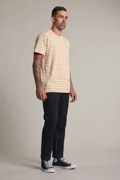 Barkers Graphic & Stripes^Vermont Stripe Tee OATMEAL