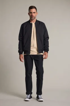 Barkers Graphic & Stripes^Vermont Stripe Tee OATMEAL