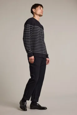 Barkers Cotton Knitwear^Wesley Cotton Stripe Crew