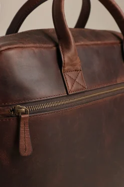 Barkers Leather Goods|Bags & Luggage^Wilkinson Leather Laptop Bag WALNUT BROWN