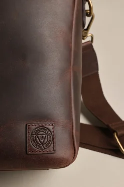 Barkers Leather Goods|Bags & Luggage^Wilkinson Leather Laptop Bag WALNUT BROWN